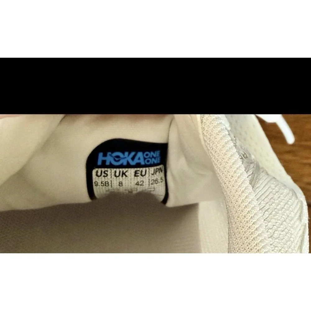 Hoka One One Skyward X 2 Women's 9.5 B White Metallic Running Shoes Training NWB
